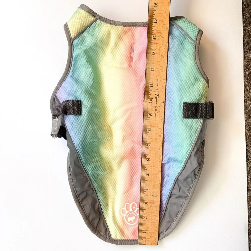 Canada Pooch 16 Dog Coat Jacket Medium Girl Colorful Pastel NWOT